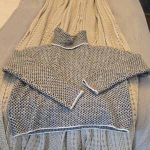 Elegant Monochrome Turtleneck Sweater